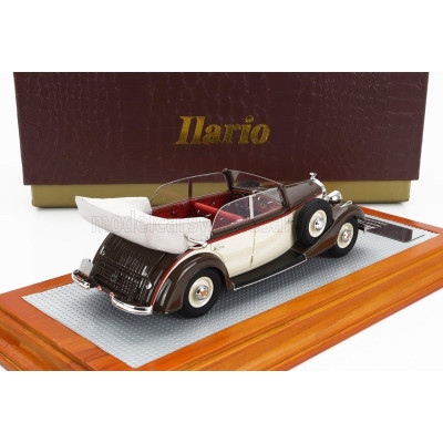 ILARIO MODEL HORCH 830 BL CABRIOLET CLOSED 1936 - BROWN BEIGE 1/43