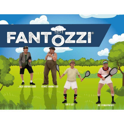 INFINITE STATUE FIGURES SET 4X FANTOZZI - COM'E' UMANO LEI! - ALLA BERSAGLIERA! - AH! CONGIUNTIVO! - RAGIONIER FILINI BATTI LEI?
