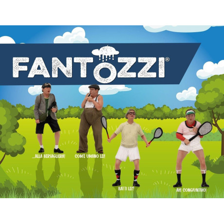 INFINITE STATUE FIGURES SET 4X FANTOZZI - COM'E' UMANO LEI! - ALLA BERSAGLIERA! - AH! CONGIUNTIVO! - RAGIONIER FILINI BATTI LEI?