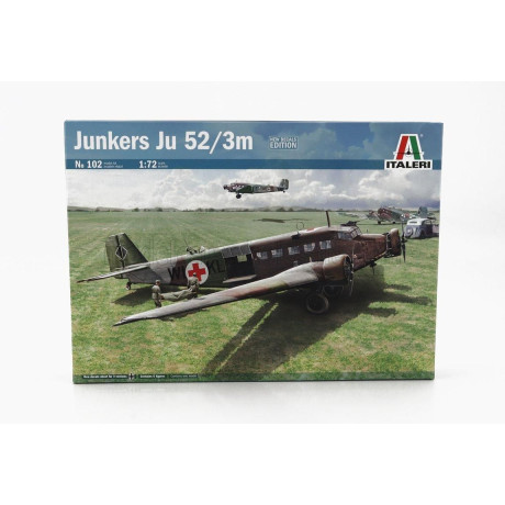 ITALERI JUNKERS JU-52/3M MILITARY AIRPLANE 1935 1/72