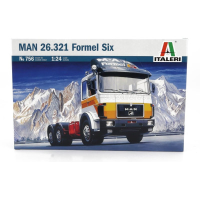ITALERI MAN 26.321 TRACTOR TRUCK 3-ASSI 1984 1/24