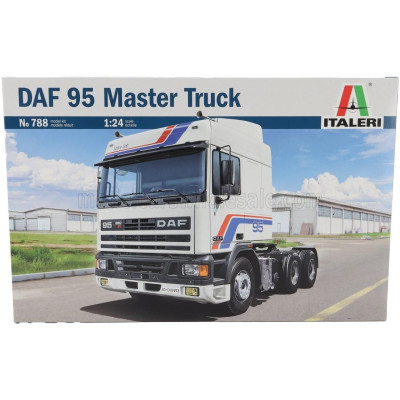 ITALERI DAF 95 380 SPACE CAB TRACTOR TRUCK 3-ASSI 1980 1/24