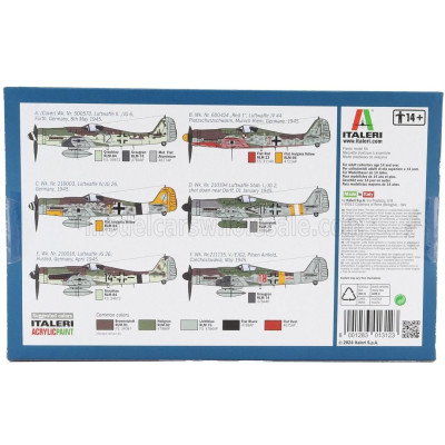ITALERI FOCKE WULF FW 190 D-9 MILITARY AIRPLANE 1944 1/72