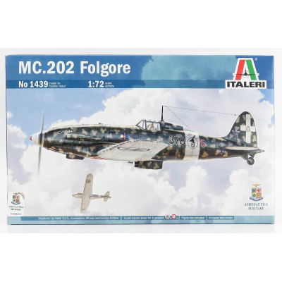 ITALERI MACCHI MC.202 FOLGORE AIRPLANE MILITARY 1943 1/72