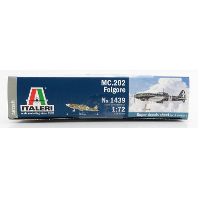 ITALERI MACCHI MC.202 FOLGORE AIRPLANE MILITARY 1943 1/72