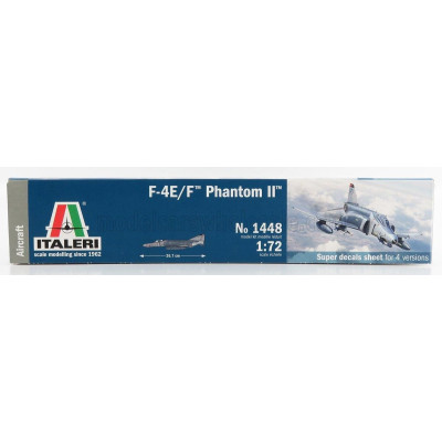 ITALERI McDONNEL DOUGLAS F-4 E/F PHANTOM II AIRPLANE MILITARY 1960 1/72