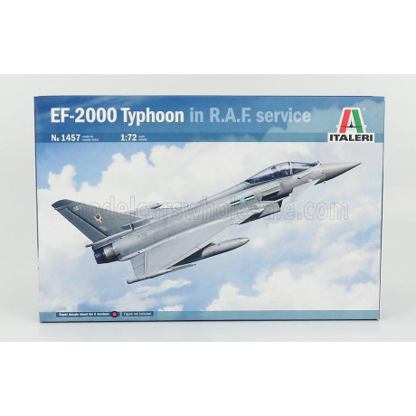 ITALERI EUROFIGHTER EF-2000 TYPHOON AIRPLANE MILITARY 1994 1/72