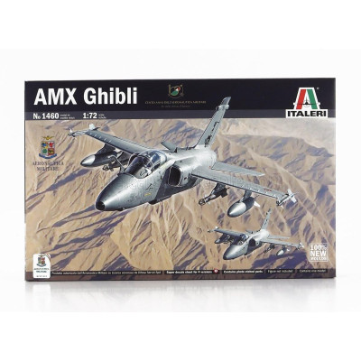 ITALERI EMBRAER AMX GHIBLI MILITARY AIRPLANE 1985 1/72