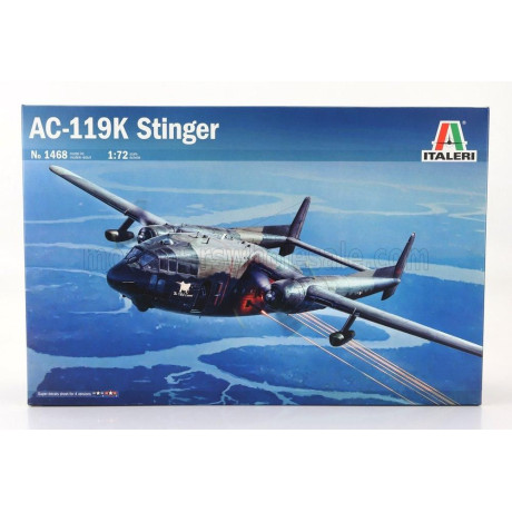 ITALERI FIRECHILD AIRCRAFT AC-119K STINGER MILITARY AIRPLANE 1968 1/72