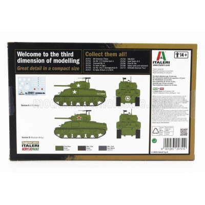 ITALERI TANK M475MM SHERMAN MILTARY 1945 1/56