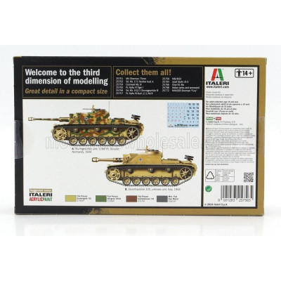ITALERI TANK STUG III STURMHAUBITZE 105 MILITARY 1944 1/56