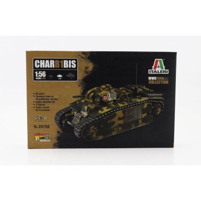 ITALERI TANK CHAR B1 BIS MILITARY 1935 1/56