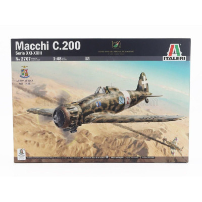ITALERI AERMACCHI C.200 AIRPLANE MILITARY 1939 1/48