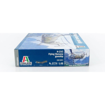 ITALERI PIASECKI H21-C FLYNING BANANA GUNSHIP HELICOPTER MILITARY 1952 1/48