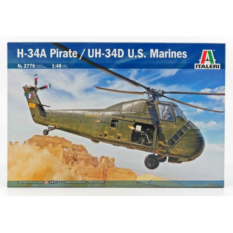 ITALERI SIKORSKY UH-34D HELICOPTER U.S.A. MARINES 1974 1/48