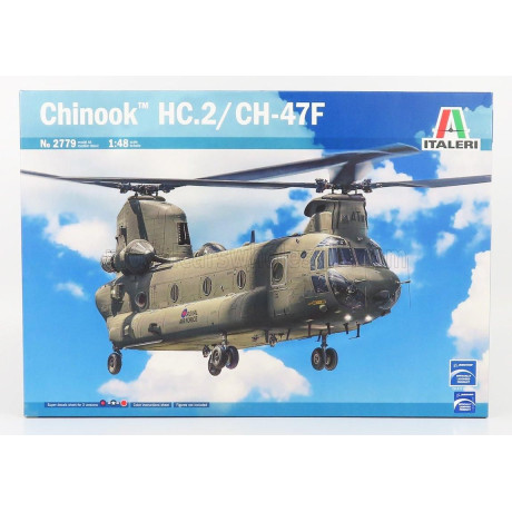 ITALERI BOEING CH-47 HC.2 CHINOOK HELICOPTER MILITARY 1962 1/48