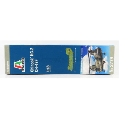 ITALERI BOEING CH-47 HC.2 CHINOOK HELICOPTER MILITARY 1962 1/48