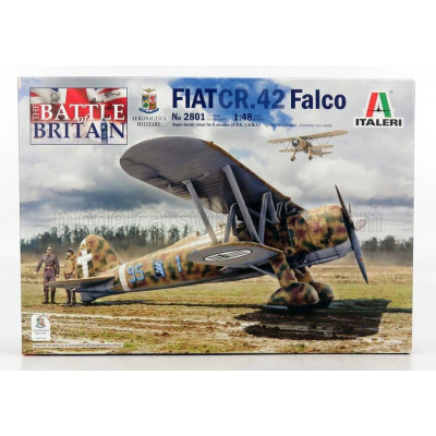 ITALERI FIAT CR.42 FALCO AERONATICA MILITARE BATTLE OF BRITAIN AIRPLANE 1939 1/48