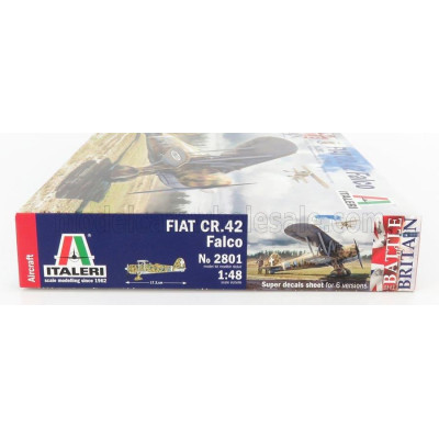ITALERI FIAT CR.42 FALCO AERONATICA MILITARE BATTLE OF BRITAIN AIRPLANE 1939 1/48