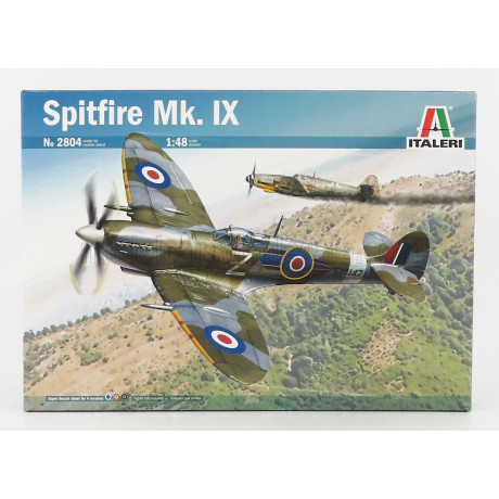 ITALERI SUPERMARINE SPITFIRE MK.IX MILITARY AIRPLANE 1941 1/48