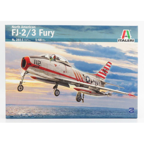ITALERI NORTH AMERICAN FURY FJ-2/3 AIRPLANE MILITARY 1960 1/48