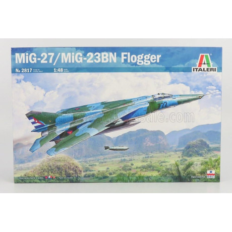 ITALERI MIKOYAN-GUREVICH MIG-27 23BN AIRPLANE MILITARY 1971 1/48