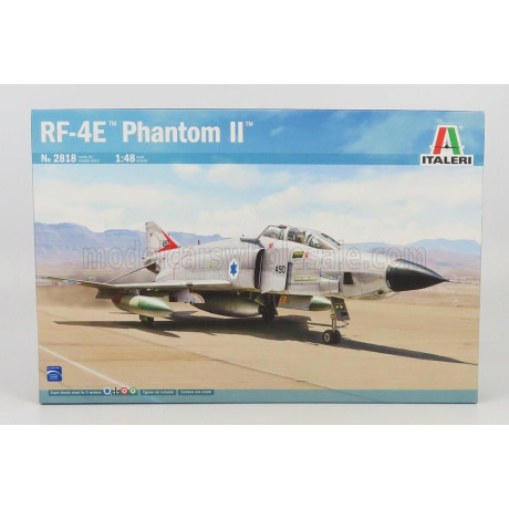 ITALERI McDONNEL DOUGLAS RF-4E PHANTOM II CACCIA BOMBARDIERE MILITARY AIRPLANE 1960 1/48