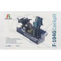 ITALERI LOCKHEED MARTIN COCKPIT - POSTAZIONE DI PILOTAGGIO F-104G STARFIGHTER MILITARY AIRPLANE 1958 1/12