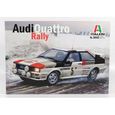 ITALERI AUDI QUATRRO TEAM AUDI SPORT N 5 RALLY MONTECARLO 1981 H.MIKKOLA - A.HERTZ 1/24