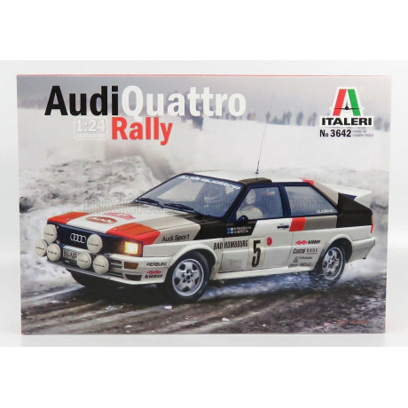 ITALERI AUDI QUATRRO TEAM AUDI SPORT N 5 RALLY MONTECARLO 1981 H.MIKKOLA - A.HERTZ 1/24