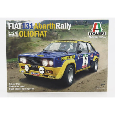 ITALERI FIAT 131 ABARTH OLIO FIAT N 3 1976 M.ALEN - I.KIVIMAKI 1/24
