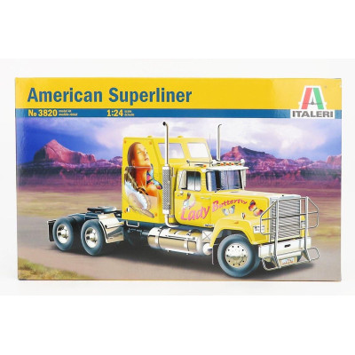 ITALERI MACK AMERICAN SUPERLINER TRACTOR TRUCK 3-ASSI 1979 1/24