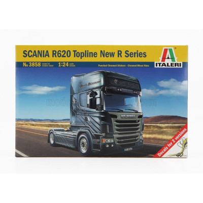 ITALERI SCANIA R620 TRACTOR TRUCK TOPLINE 2-ASSI 2009 1/24