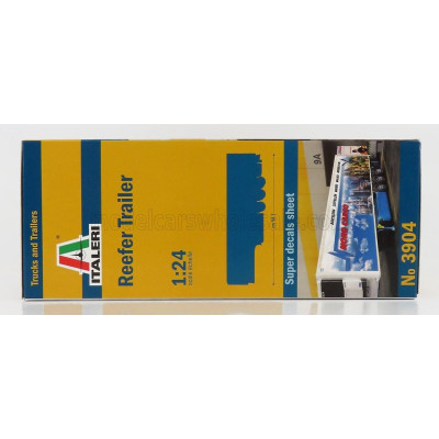 ITALERI TRAILER RIMORCHIO - TRAILER SEMI-FRIGO FOR TRUCK - VARIOUS 1/24
