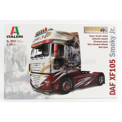 ITALERI DAF XF105 460 SPACE CAB TRACTOR TRUCK 2-ASSI 2011 1/24