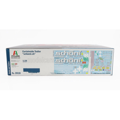 ITALERI TRAILER TRAILER FOR TRUCK - RIMORCHIO TELONATO - CHOENI.CH TRANSPORTS 1/24