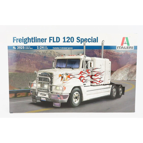 ITALERI FREIGHTLINER FLD120 SPECIAL TRACTOR TRUCK 3-ASSI 1986 1/24