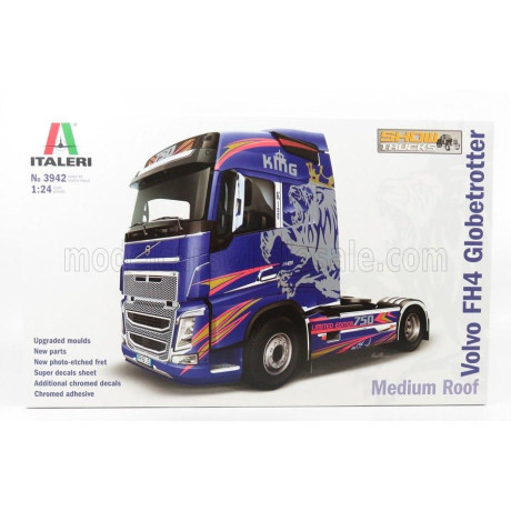 ITALERI VOLVO FH4 500 TRACTOR TRUCK 2-ASSI 2016 1/24