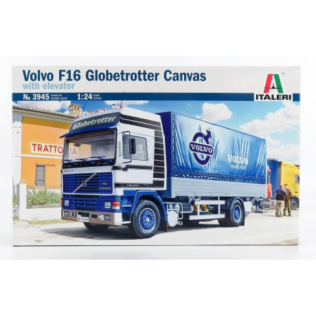 ITALERI VOLVO F16 INTERCOOLER TRUCK GLOBETROTTER 2-ASSI 1982 1/24