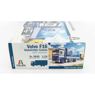 ITALERI VOLVO F16 INTERCOOLER TRUCK GLOBETROTTER 2-ASSI 1982 1/24