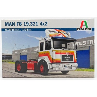ITALERI MAN 19.321 F8 TURBO TRACTOR TRUCK 2-ASSI 1975 1/24