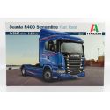 ITALERI SCANIA R400 STREAMLINE FLAT ROOF TRACTOR TRUCK 2-ASSI 2010 1/24