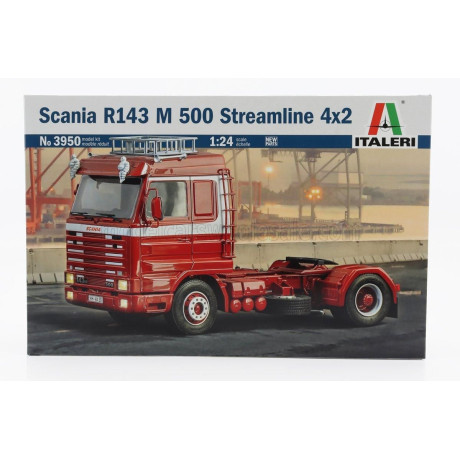 ITALERI SCANIA 143M 500 4x2 STREAMLINE TRACTOR TRUCK 2-ASSI 1994 1/24