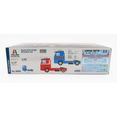ITALERI SCANIA 143M 500 4x2 STREAMLINE TRACTOR TRUCK 2-ASSI 1994 1/24