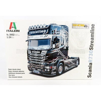 ITALERI SCANIA R730 TRACTOR TRUCK STREAMLINE 2-ASSI 2011 1/24