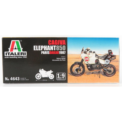 ITALERI CAGIVA ELEPHANT 850 RALLY PARIS-DAKAR 1987 H.AURIOL - A.DE PETRI 1/9