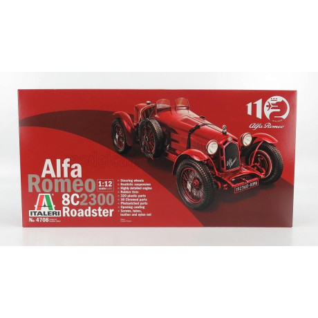 ITALERI ALFA ROMEO 8C 2300 1931 - RED 1/12