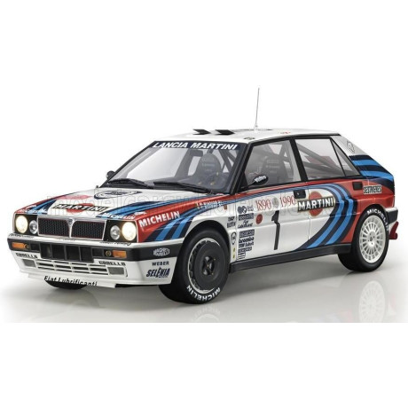 ITALERI LANCIA DELTA HF INTEGRALE MARTINI 16V N 1 RALLY MONTECARLO 1990 M.BIASION - T.SIVIERO + DELTA HF INTEGRALE 16V MARTINI N