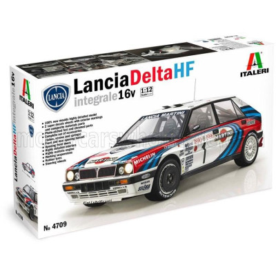 ITALERI LANCIA DELTA HF INTEGRALE MARTINI 16V N 1 RALLY MONTECARLO 1990 M.BIASION - T.SIVIERO + DELTA HF INTEGRALE 16V MARTINI N