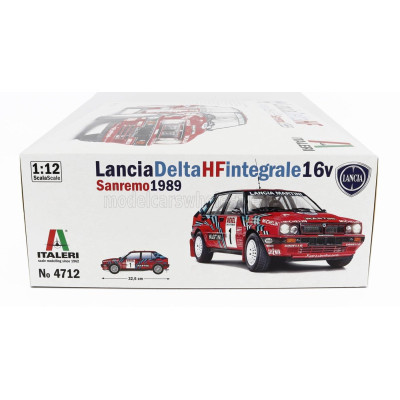 ITALERI LANCIA DELTA HF INTEGRALE 16V MARTINI N 1 WINNER RALLY SANREMO 1989 MIKI BIASION - TIZIANO SIVIERO + N 5 RALLY SANREMO 1